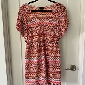 As U Wish, Chevron Dress, Size M, Worn Once